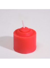 Красная свеча для БДСМ «Роза» из низкотемпературного воска - Сима-Ленд - купить с доставкой во Владивостоке