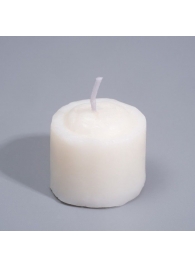 Белая свеча для БДСМ «Роза» из низкотемпературного воска - Сима-Ленд - купить с доставкой во Владивостоке
