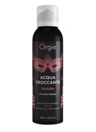 Хрустящая пенка для массажа Orgie Acqua Croccante Sakura с ароматом сакуры - 150 мл. - ORGIE - купить с доставкой во Владивостоке
