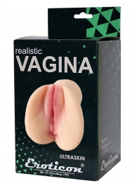 Телесный реалистичный мастурбатор-вагина и анус 3D - Eroticon - во Владивостоке купить с доставкой