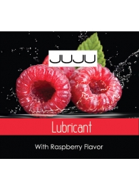 Пробник съедобного лубриканта JUJU с ароматом малины - 3 мл. - JuJu - купить с доставкой #SOTBIT_REGIONS_UF_V_REGION_NAME#