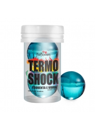 Интимный гель Termo Shock Hot Ball с разогревающе-покалывающим эффектом (2 шарика по 3 гр.) - HotFlowers - купить с доставкой во Владивостоке