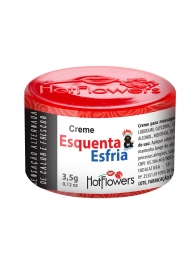 Возбуждающий крем Esquenta Esfria с охлаждающе-разогревающим эффектом - 3,5 гр. - HotFlowers - купить с доставкой во Владивостоке