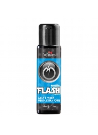 Стимулирующий гель Flash Menta Extra Forte с ароматом мяты и эффектом вибрации - 35 мл. - HotFlowers - купить с доставкой во Владивостоке