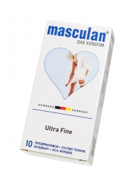 Ультратонкие презервативы Masculan Ultra Fine с обильной смазкой - 10 шт. - Masculan - купить с доставкой во Владивостоке