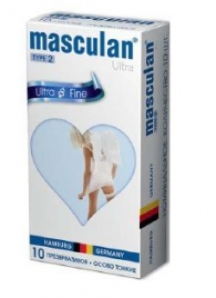 Ультратонкие презервативы Masculan Ultra Fine с обильной смазкой - 10 шт. - Masculan - купить с доставкой во Владивостоке