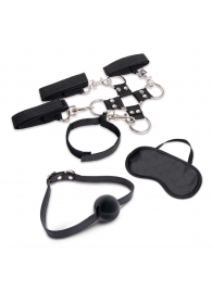 Набор для фиксации из 7 предметов Hogtie   Ball Gag Kit - Lux Fetish - купить с доставкой во Владивостоке