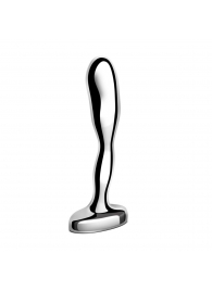 Стальной стимулятор простаты Stainless Steel Prostate Plug - 11,5 см. - b-Vibe - во Владивостоке купить с доставкой