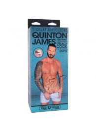 Телесный фаллоимитатор на съемной присоске Quinton James Signature Cocks - 24,1 см. - Doc Johnson