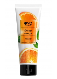 Лубрикант на водной основе OYO Aroma Gel Orange с ароматом апельсина - 75 мл. - OYO - купить с доставкой во Владивостоке