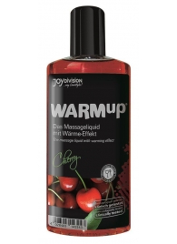 Разогревающее масло WARMup Cherry - 150 мл. - Joy Division - купить с доставкой во Владивостоке