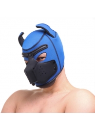 Синяя неопреновая БДСМ-маска Puppy Play - Сима-Ленд - купить с доставкой #SOTBIT_REGIONS_UF_V_REGION_NAME#