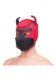 Красная неопреновая БДСМ-маска Puppy Play - Сима-Ленд - купить с доставкой во Владивостоке