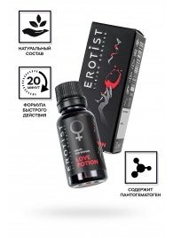 Возбуждающие капли для женщин Erotist Love Potion - 20 мл. - Erotist Libido Booster - купить с доставкой во Владивостоке