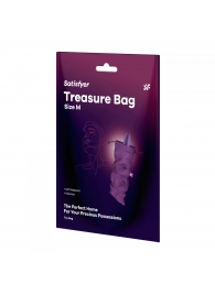 Фиолетовый мешочек для хранения игрушек Treasure Bag M - Satisfyer - купить с доставкой во Владивостоке