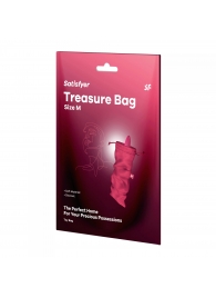 Розовый мешочек для хранения игрушек Treasure Bag M - Satisfyer - купить с доставкой во Владивостоке