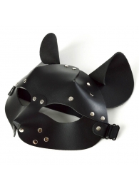 Черная кржаная маска Pussy - Sitabella - купить с доставкой во Владивостоке