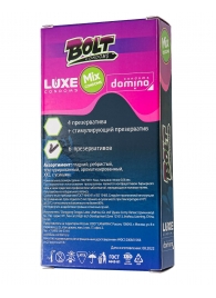 Набор презервативов Bolt Condoms - Luxe - купить с доставкой во Владивостоке