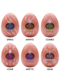 Набор из 6 мастурбаторов-яиц Tenga Egg Variety Pack V - Tenga - во Владивостоке купить с доставкой