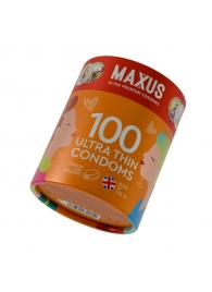 Ультратонкие презервативы Maxus Ultra Thin - 100 шт. - Maxus - купить с доставкой во Владивостоке