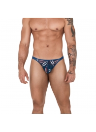 Темно-синие мужские трусы-тонги Continental Thong - Clever Masculine Underwear купить с доставкой