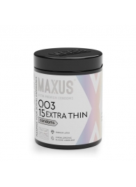 Экстремально тонкие презервативы MAXUS 003 Extra Thin - 15 шт. - Maxus - купить с доставкой во Владивостоке