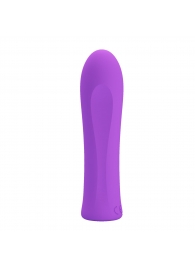 Фиолетовый мини-вибратор Alfreda - 10,2 см. - Baile