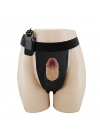 Полый вибрострапон на регулируемых трусиках Draven - 17,5 см. - Baile - купить с доставкой во Владивостоке