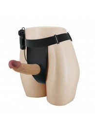 Полый вибрострапон на регулируемых трусиках Draven - 17,5 см. - Baile - купить с доставкой во Владивостоке