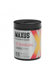 Анатомические презервативы MAXUS Sensual - 15 шт. - Maxus - купить с доставкой во Владивостоке