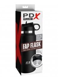 Черный мастурбатор в виде бутылки Fap Flask - Pipedream - во Владивостоке купить с доставкой