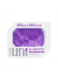 Фиолетовый мастурбатор-стимулятор Tenga Uni Amethyst - Tenga - во Владивостоке купить с доставкой