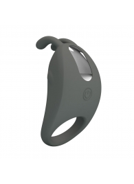 Серое эрекционное кольцо с вибрацией Master Ring - Baile - во Владивостоке купить с доставкой
