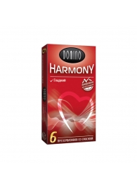 Гладкие презервативы Domino Harmony - 6 шт. - Domino - купить с доставкой во Владивостоке