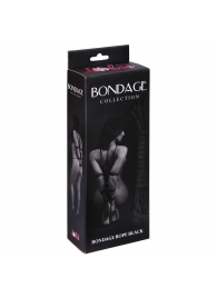 Черная веревка Bondage Collection Black - 9 м. - Lola Games - купить с доставкой во Владивостоке