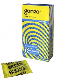Классические презервативы с обильной смазкой Ganzo Classic - 12 шт. - Ganzo - купить с доставкой во Владивостоке