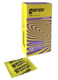 Тонкие презервативы для большей чувствительности Ganzo Sence - 12 шт. - Ganzo - купить с доставкой во Владивостоке