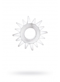 Прозрачное гелевое эрекционное кольцо-солнце - Toyfa Basic - во Владивостоке купить с доставкой