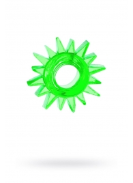 Зеленое эрекционное кольцо-солнце - Toyfa Basic - во Владивостоке купить с доставкой
