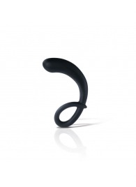 Черный массажер простаты Curving Curt - 13 см. - MyStim - купить с доставкой во Владивостоке