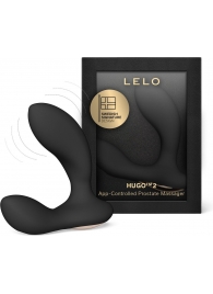 Черный вибростимулятор простаты Hugo 2 - Lelo - во Владивостоке купить с доставкой