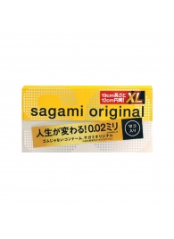 Презервативы увеличенного размера Sagami Original 0.02 XL-size - 12 шт. - Sagami - купить с доставкой во Владивостоке