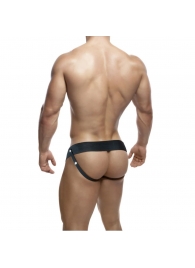 Телесный фаллопротез на черных эластичных ремнях 7 Inch Hollow Strap On - 17 см. - Blush Novelties - купить с доставкой во Владивостоке