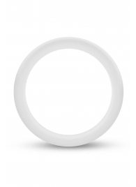Белое люминесцентное эрекционное кольцо Silicone Glo Cock Ring - Blush Novelties - во Владивостоке купить с доставкой