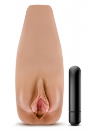 Маструбатор-вагина с вибрацией Soft   Wet Renata Realistic Tan Masturbator - Blush Novelties - во Владивостоке купить с доставкой