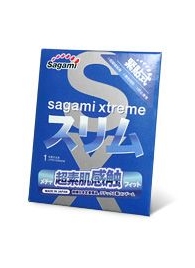 Презерватив Sagami Xtreme FEEL FIT 3D - 1 шт. - Sagami - купить с доставкой во Владивостоке