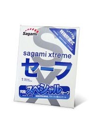 Презерватив Sagami Xtreme Ultrasafe с двойным количеством смазки - 1 шт. - Sagami - купить с доставкой во Владивостоке