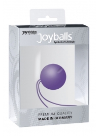 Фиолетовый вагинальный шарик Joyballs с петелькой - Joy Division