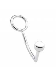 Кольцо на пенис с анальным стимулятором Stainless Steel Anal Hook   Cock Ring - BlueLine - во Владивостоке купить с доставкой
