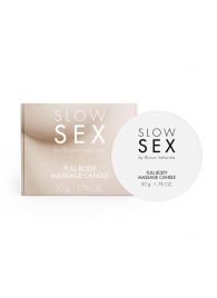 Массажная свеча для всего тела Slow Sex - 50 гр. - Bijoux Indiscrets - купить с доставкой во Владивостоке